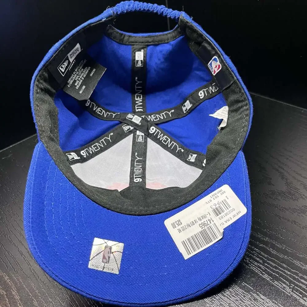 New Era New York Knicks Infant 9TWENTY Stretch Fit Hat Blue NBA Cap 2022